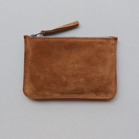 portemonnee camel suede
