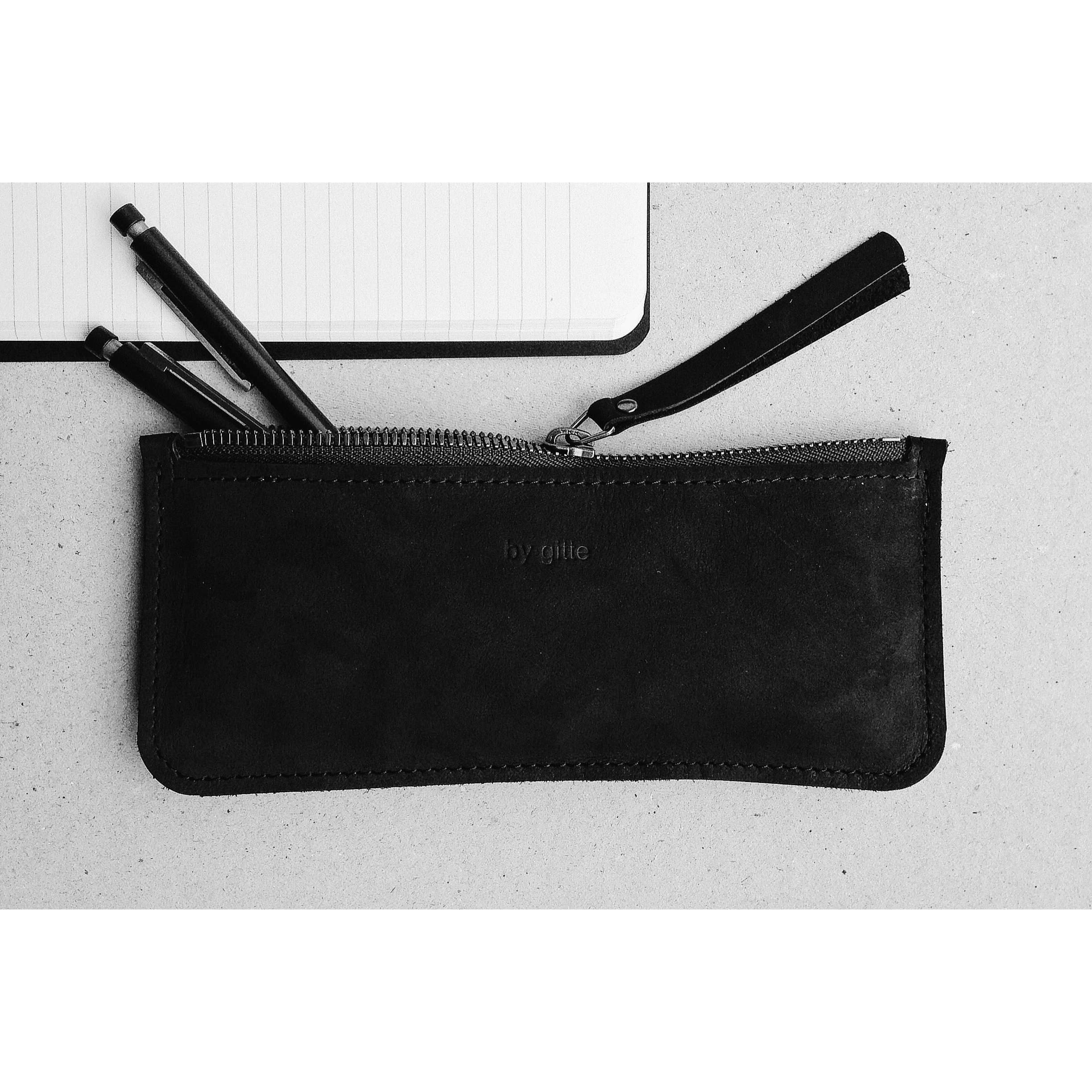ETUI ZWART SUEDE