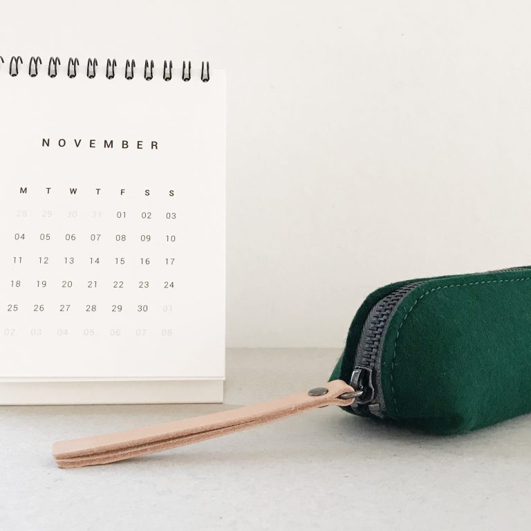 by gitte wooly pouch green