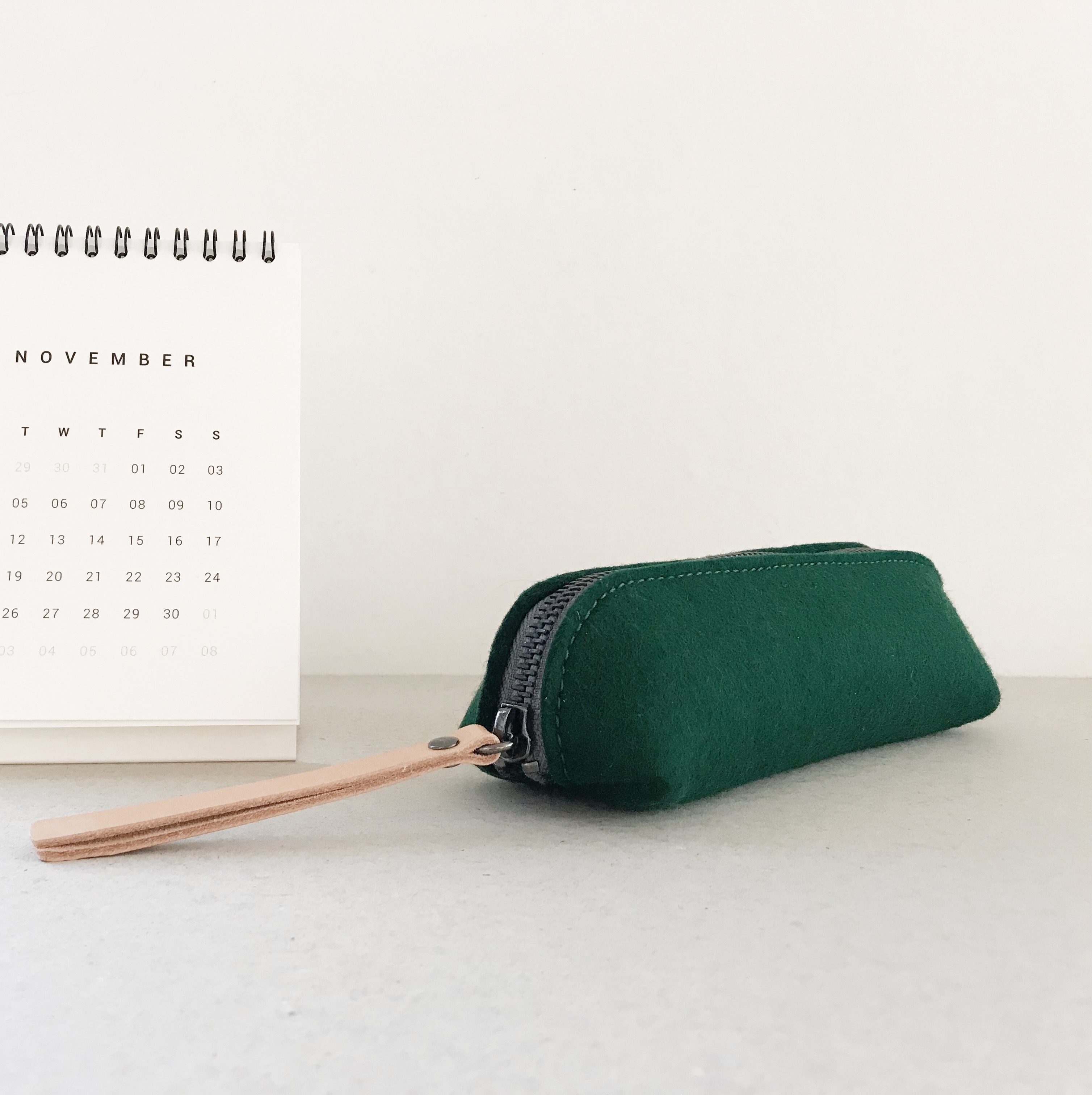 wooly etui groen