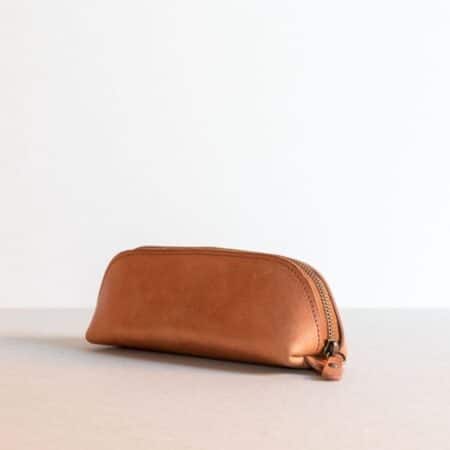 lær etui cognac