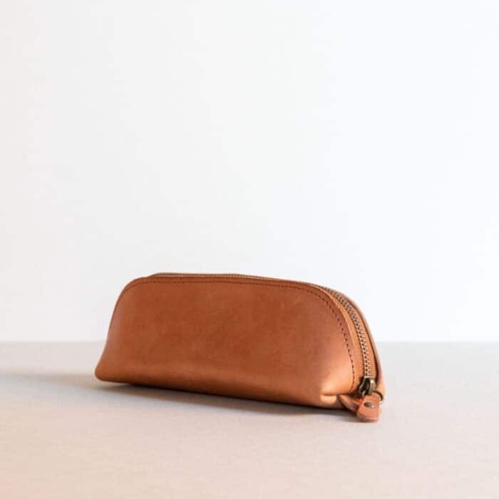 lær etui cognac